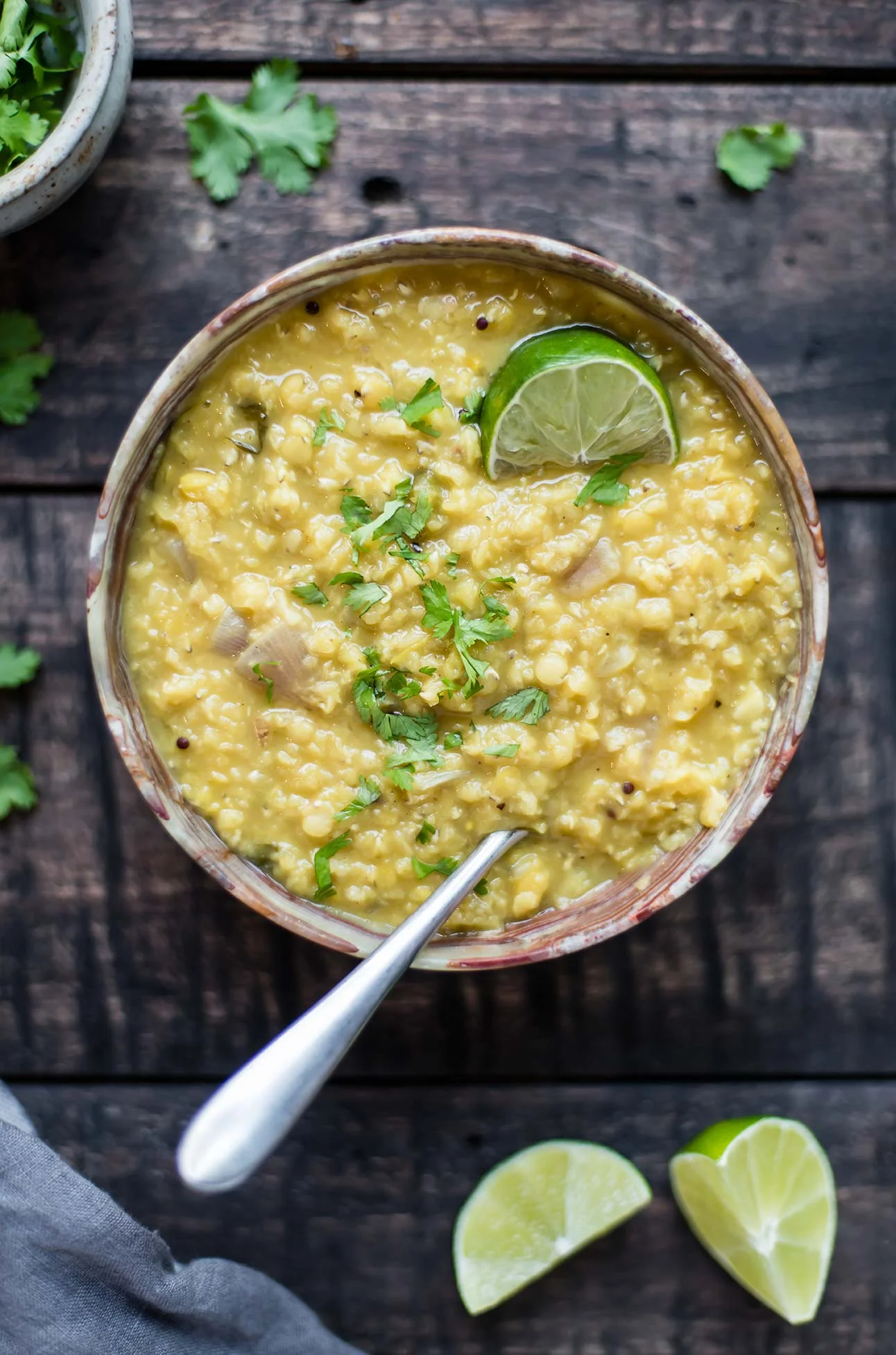 Instant Pot Yellow Dal Foraged Dish